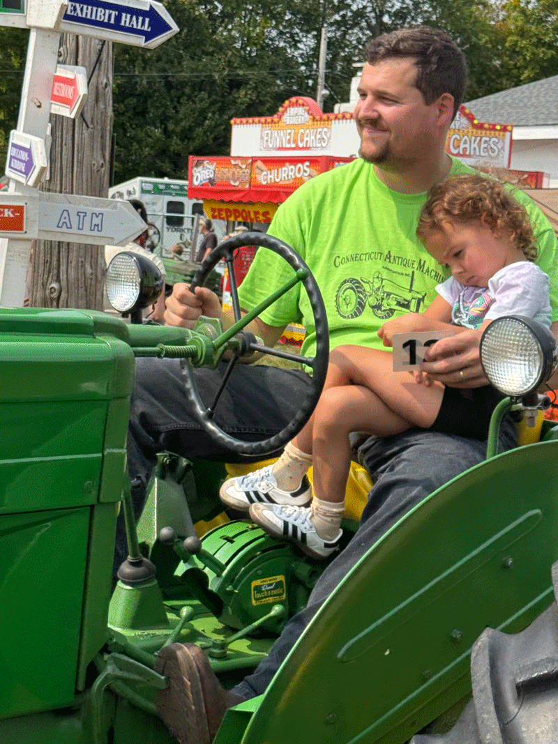 Riding with Daddy